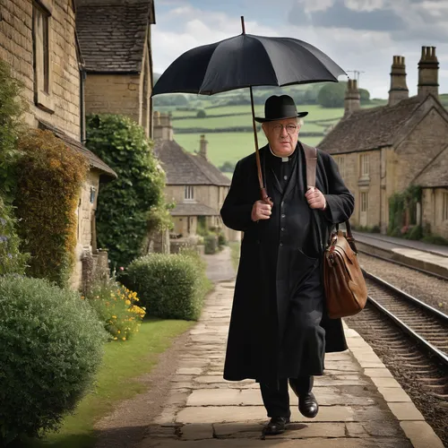 downton abbey,man with umbrella,brolly,bowler hat,mary poppins,holmes,the victorian era,overcoat,frock coat,hitchcock,stovepipe hat,sherlock holmes,great chalfield,steam railway,cordwainer,chimney sweeper,trilby,george russell,pork-pie hat,suffragette,Photography,General,Natural