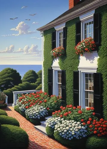 home landscape,pei,landscaper,landscaped,houses clipart,house painting,splendor of flowers,landscapist,nantucket,landscaping,coville,roof landscape,country house,woman house,cottage,beautiful home,summer cottage,windows wallpaper,private house,cottages,Art,Artistic Painting,Artistic Painting 06