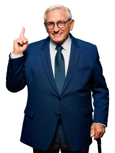 Elderly man, mature, dignified, solo, (70yo), wrinkles, white hair, thick eyebrows, reading glasses, suit, tie, walking cane, standing, proud posture, gentle smile, soft focus, warm lighting, shallow 