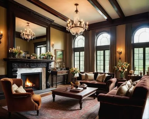 luxury home interior,sitting room,greystone,family room,great room,fireplaces,brownstone,marylhurst,interior decor,ornate room,breakfast room,inglenook,living room,wooden beams,dandelion hall,hovnanian,victorian room,highgrove,home interior,livingroom,Unique,3D,Toy