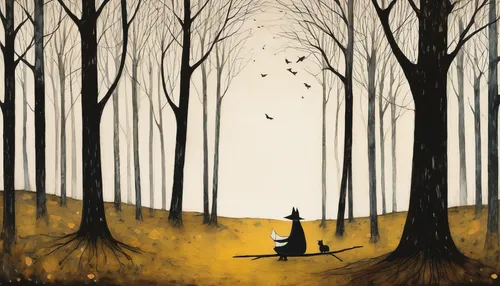 halloween bare trees,autumn forest,deciduous forest,girl with tree,autumn idyll,autumn landscape,forest landscape,black landscape,autumn background,forest background,ballerina in the woods,treeing feist,forest of dreams,ghost forest,murder of crows,the autumn,the woods,autumn icon,autumn trees,the forest,Art,Artistic Painting,Artistic Painting 49