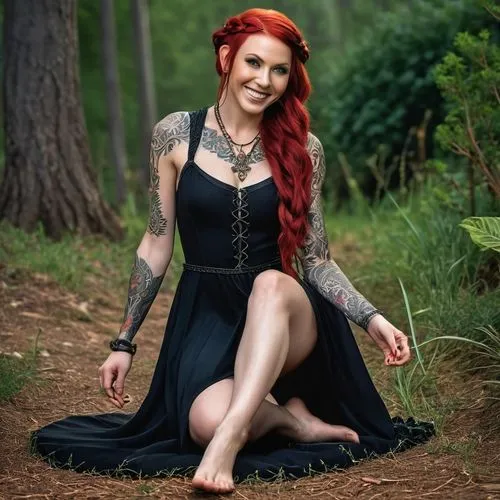 sirenia,celtic queen,gothic dress,redhair,ashlee,epica,Photography,General,Realistic