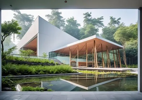 cubic house,cube house,snohetta,forest house,house in the forest,modern architecture,Photography,General,Realistic