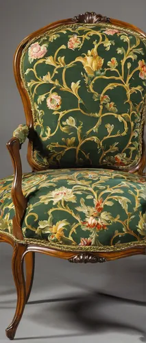 floral chair,chaise longue,chaise,antique furniture,armchair,napoleon iii style,rococo,chaise lounge,upholstery,seating furniture,wing chair,danish furniture,ottoman,hunting seat,furniture,tailor seat,commode,sleeper chair,loveseat,settee,Illustration,American Style,American Style 02