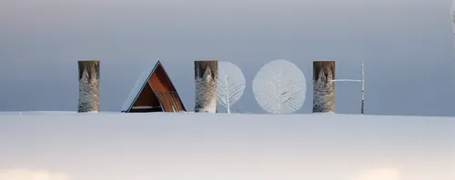 snowy still-life,mobile sundial,snow figures,snow roof,snow ring,snowhotel,music instruments on table,snow shelter,ski equipment,snow scene,sundial,frosted glass,panoramical,dish antenna,infinite snow,snow shovel,winter house,snow landscape,dish storage,frosted glass pane,Material,Material,Birch