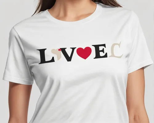 LOVE, T-shirt design, Vector illustration, Minimalist, Digital illustration, Love in color, white background, Dramatic lighting, Trending on Artstation, Award-winning, Icon, Highly detailed by Greg Ru