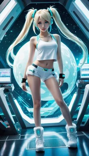 hatsune miku,zenon,cyberstar,mmds,mmd,anime 3d,Conceptual Art,Fantasy,Fantasy 11