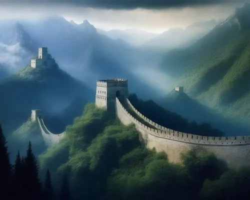 great wall,dragon bridge,fantasy landscape,wudang,fantasy picture,tirith,forteresse,tianlong,fortresses,heaven gate,windows wallpaper,qingming,shaoming,haicang,fortress,mountainous landscape,yiping,no