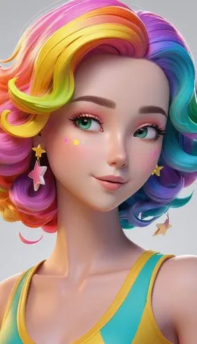 fundora,lavagirl,aelita,doll's facial features,female doll,fashion dolls,Unique,3D,3D Character