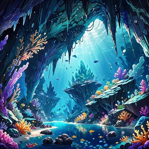 underwater landscape,underwater background,underwater oasis,coral reef,mermaid background,sea cave,aquarium,ocean floor,underwater world,ocean underwater,under the sea,underwater playground,undersea,mermaid scales background,deep sea,under sea,coral reefs,aquariums,sea life underwater,reef tank,Anime,Anime,General