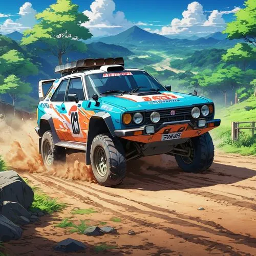 dakar rally,subaru rex,off-road outlaw,toyota fj cruiser,overland,uaz,off-road car,off-road vehicle,fj,yota,onrush,xterra,3d car wallpaper,vitara,off road vehicle,enduro,kiyota,bronco,off road,hillclimb,Illustration,Japanese style,Japanese Style 03