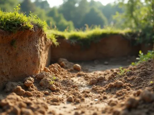 soil erosion,clay soil,subsoil,undersoil,soils,soil,topsoil,mudflows,mudflow,rutted,compaction,the grave in the earth,backfilled,uproots,trenching,mud wall,overburden,uprooting,furrow,furrows,Photography,General,Realistic