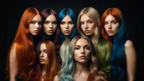 hair coloring,artificial hair integrations,trend color,mermaid scale,gradient effect,sirens,color table,redheads,celtic woman,color 1,beautiful photo girls,mannequins,artist color,mermaid vectors,color wheel,mermaids,color circle,60s,composite,modern pop art