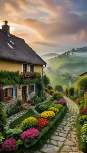 home landscape,beautiful landscape,beautiful home,country cottage,carpathians,romania,Photography,General,Natural