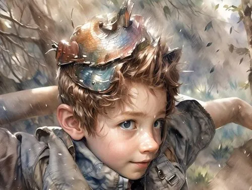 child portrait,fantasy portrait,child fairy,world digital painting,digital painting,faery,fantasy art,watercolor painting,watercolor background,digital art,feather headdress,kids illustration,faerie,forest man,photo painting,oil painting on canvas,forest dragon,children's background,digital artwork,watercolor