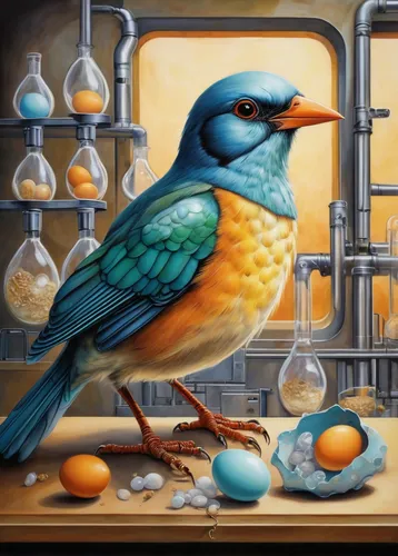 bird painting,bird illustration,robin redbreast,domestic bird,bird robin,western bluebird,painting eggs,ornamental bird,painting easter egg,blue bird,bluebird perched,twitter bird,bluebird,finch,yellow robin,an ornamental bird,thrush,colored pencil background,robin egg,meticulous painting,Conceptual Art,Daily,Daily 34