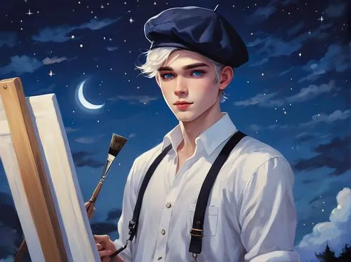 astronomer,moonlighters,bellboy,ilyasov,overpainting,maxon,painter,sailor,markarian,guybrush,rowan,edward,ilyich,painting,attendant,newsboy,rowland,czerny,ravenclaw,waiter,Illustration,Abstract Fantasy,Abstract Fantasy 10