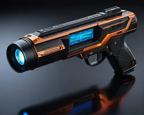 air pistol,astrascope,tactical flashlight,tritium,sidearm,grafer,Conceptual Art,Sci-Fi,Sci-Fi 11