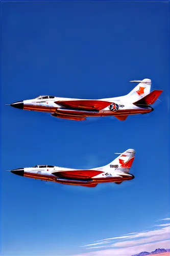 supersonic aircraft,delta-wing,tandem gliders,aerobatic,supersonic transport,jet aircraft,red arrow,tandem flight,convair f-102 delta dagger,tail fins,model aircraft,supersonic fighter,mikoyan–gurevich mig-15,formation flight,air racing,aerobatics,shenyang j-5,narrow-body aircraft,trijet,model airplane,Illustration,Retro,Retro 12