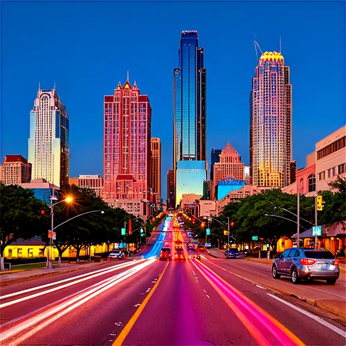 dallas,atlanta,clt,peachtree,austin,hotlanta,tulsa,austinite,atx,colorful city,city highway,okc,city skyline,skyline,kvue,atl,ktxa,buckhead,wbap,houstonian,Illustration,Realistic Fantasy,Realistic Fantasy 38