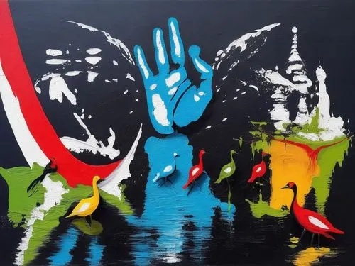 Painting Abstract body Art Oil Painting,nielly,emic,mousseau,grafite,praying hands,wynwood,spray paint,graffiti art,kippenberger,spraypainted,caple,geist,lotus with hands,wetpaint,streetart,acrylic pa