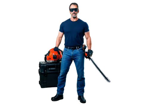 man holding gun and light,tradesman,repairman,utilityman,garrison,tradespeople,angle grinder,housepainter,janitor,chainsaw,renovator,handyman,workman,stihl,gas welder,power drill,house painter,electrician,pipefitter,a carpenter,Art,Classical Oil Painting,Classical Oil Painting 41