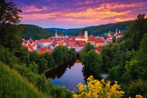 northern black forest,český krumlov,fairy tale castle sigmaringen,krumlov,transylvania,black forest,slovenia,eastern europe,fairytale,fairytale castle,south bohemia,northern germany,sigmaringen,thuringia,fairy tale,poland,czech republic,transilvania,rothenburg,germany,Art,Classical Oil Painting,Classical Oil Painting 23