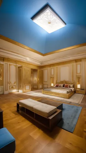 sleeping room,japanese-style room,great room,ceiling lighting,chambre,3d rendering,ceiling light,modern room,bedrooms,velux,room lighting,danish room,bedchamber,3d render,ornate room,luxury hotel,rooms,search interior solutions,interior decoration,hotel hall