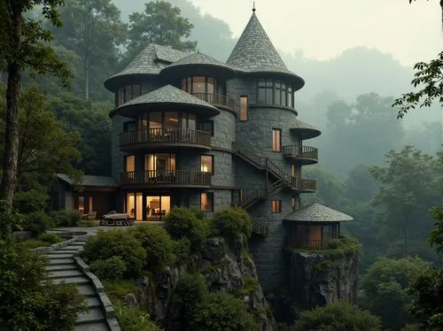 tree house hotel,house in the forest,house in the mountains,tree house,forest house,house in mountains,treehouse,dreamhouse,treehouses,fairy tale castle,fairytale castle,beautiful home,wooden house,witch's house,chateaux,the cabin in the mountains,log home,witch house,lodgings,rivendell