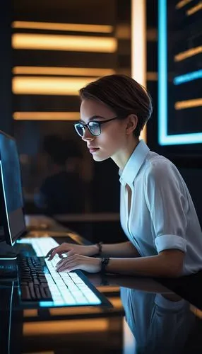 girl at the computer,women in technology,blur office background,programadora,night administrator,computerologist,computer business,cybercriminals,cybersquatting,computer addiction,cybertrader,man with a computer,digital rights management,cyberculture,girl studying,computerization,digital marketing,secretarial,cybercrimes,computer code,Art,Classical Oil Painting,Classical Oil Painting 32