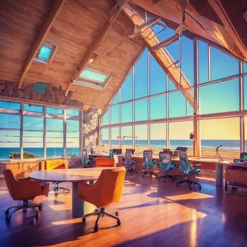 sunroom,dunes house,loft,oceanfront,asilomar,snohetta,mid century modern,beach house,penthouses,esalen,daylighting,mid century house,sagaponack,breakfast room,glass roof,beachhouse,wooden beams,deckhouse,mid century,nauset,Conceptual Art,Sci-Fi,Sci-Fi 27