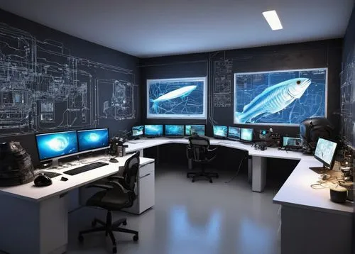 computer room,research station,spaceship interior,workstations,spacelab,spacetec,cleanrooms,computer workstation,working space,fractal design,modern office,control center,study room,spacedev,the server room,workspaces,3d rendering,computerization,blur office background,control desk,Illustration,Black and White,Black and White 28