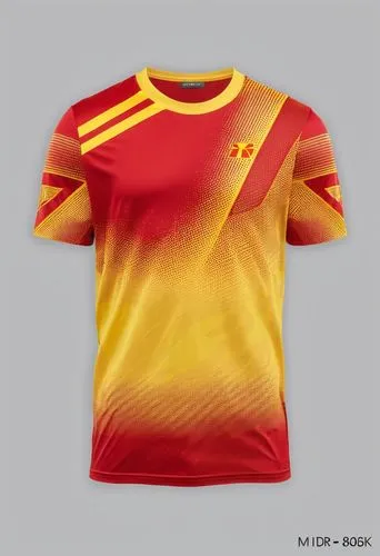 t shirt jersey red and yellow color ,a soccer jersey with the yellow and red colors,jagiellonia,nordsjaelland,syrianska,monarcas,belgae,dukla,Photography,General,Realistic