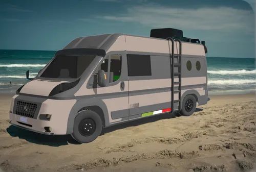 on the beach,camper on the beach,volkswagen crafter,travel trailer,motorhome,piaggio ape,gmc motorhome,motorhomes,recreational vehicle,travel trailer poster,fiat fiorino,cybertruck,battery food truck,