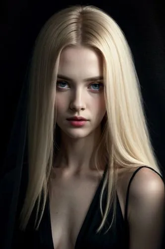 blonde woman,blond girl,blonde girl,vampire woman,gothic portrait,artificial hair integrations,dark portrait,female model,long blonde hair,femme fatale,cool blonde,portrait background,vampire lady,british semi-longhair,lace wig,mystical portrait of a girl,woman face,blond hair,young woman,portrait of a girl