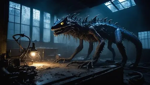 krampus,puppeteer,supernatural creature,anglerfish,cynorhodon,posavac hound,uintatherium,predator,landmannahellir,griffon bruxellois,kelpie,the thing,cuthulu,district 9,tarantula,smaland hound,creature,werewolves,exoskeleton,prey,Illustration,American Style,American Style 14