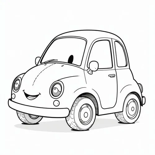 illustration of a car,microcar,daisetta,small car,cartoon car,microcars,Conceptual Art,Daily,Daily 15