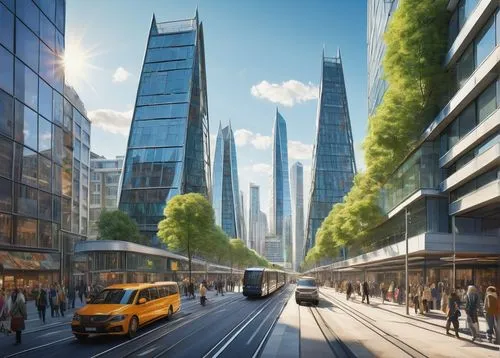 smart city,europan,transbay,mvrdv,zeil,megaproject,hudson yards,hafencity,heatherwick,leadenhall,difc,megaprojects,urban development,futuristic architecture,liveability,superhighways,urban design,megatrend,renderings,bjarke,Illustration,Realistic Fantasy,Realistic Fantasy 31