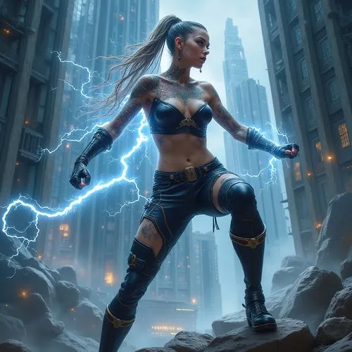 sci fiction illustration,psylocke,blue enchantress,shadowrun,thunderstone,thunderstruck,thundra,electrifying,liara,stormfury,electrify,electrocutionist,electrifies,sandahl,lightwaves,cybernetic,magik,ventress,electro,ahsoka,Conceptual Art,Sci-Fi,Sci-Fi 23