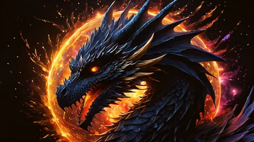 black dragon,brisingr,dragon fire,dragonfire,firedrake,darragon,midir,fire background,painted dragon,aegon,darigan,lorian,targaryen,fire breathing dragon,glaurung,dragon of earth,saphira,dragon,dragonlord,dragao,Photography,General,Natural