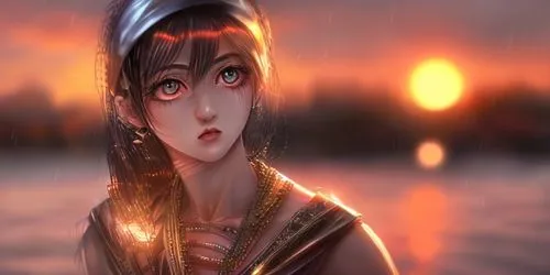 sunset background,rain,radha,mystical portrait of a girl,indian girl,ancient egyptian girl,world digital painting,bokeh effect,indian girl boy,angel's tears,janmastami,background bokeh,cinnamon girl,w