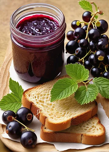 Compose a lighthearted poem about the tangy sweetness of blackcurrant jam spread on warm toast.,currant jam,lingonberry jam,fruit preserve,fruit jams,homemade preserves,preserves,jamun,grape seed extr