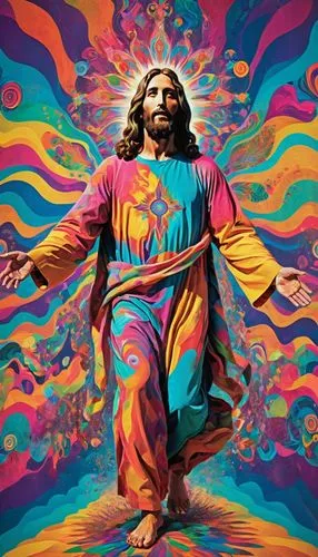 jesus figure,jeshua,sechrist,god,dreamcoat,jesusa,televangelism,fusus,lsd,statue jesus,ihesus,easter background,ascension,messiah,yahweh,jesus,iesus,godhead,dios,om,Conceptual Art,Oil color,Oil Color 23