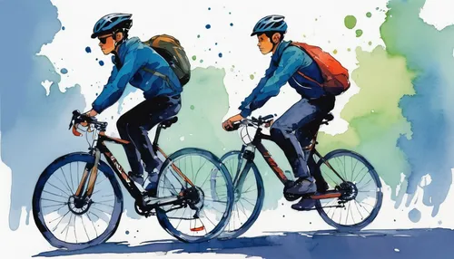 bicycle boy watercolor series by Mateusz Urbanowicz (4),cyclists,bicycle clothing,cycling,bicycling,road bikes,road cycling,cyclist,artistic cycling,bicycle racing,bicycles,road bicycle racing,bicycle