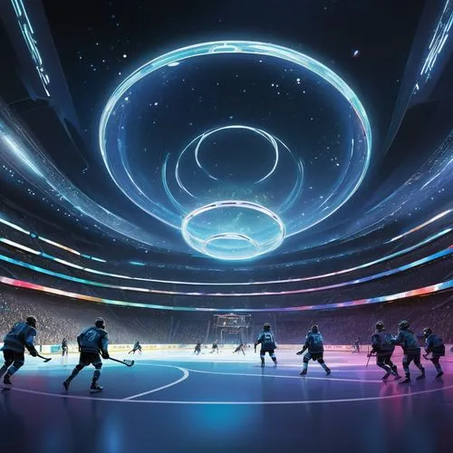 skating rink,rink,tron,speedskating,khl,nhl,Conceptual Art,Sci-Fi,Sci-Fi 07