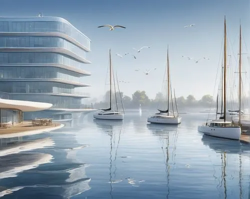 seasteading,harborfront,mipim,floating huts,waterfronts,waterfront,superyachts,renderings,cube stilt houses,penthouses,artificial islands,europan,bjarke,waterhouses,house by the water,waterview,futuristic architecture,unbuilt,yachts,westhaven,Illustration,Realistic Fantasy,Realistic Fantasy 31