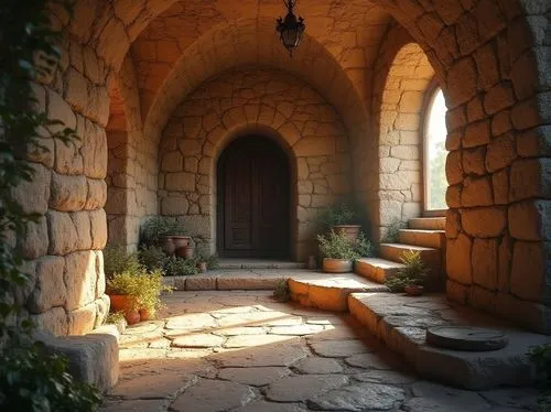 patio,alcove,archways,trulli,cloister,patios,grotto,arches,cloisters,hala sultan tekke,the threshold of the house,cloistered,provencal,trullo,puglia,provencal life,crypt,stone gate,inside courtyard,entranceway,Photography,General,Realistic