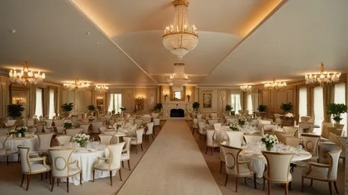 ballroom,gleneagles hotel,bridal suite,wedding decoration,event venue,event tent,dining room,cream and gold foil,wade rooms,table arrangement,ornate room,wedding setup,chiavari chair,wedding banquet,w