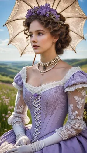 jane austen,la violetta,cinderella,victorian lady,the lavender flower,princess sofia,hoopskirt,the victorian era,victorian fashion,soprano lilac spoon,bridal clothing,women's novels,crinoline,bodice,purple rose,fairy tale character,fantasy picture,celtic queen,viola,purple lilac,Illustration,Retro,Retro 24