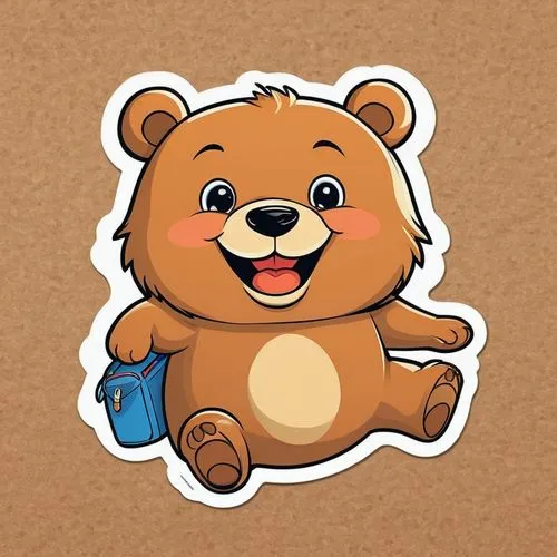 cute bear,brown bear,scandia bear,bear,bear teddy,little bear,clipart sticker,left hand bear,plush bear,teddy-bear,bear kamchatka,sticker,bear cub,3d teddy,teddybear,baby bear,great bear,teddy bear,beaver,kodiak bear,Unique,Design,Sticker